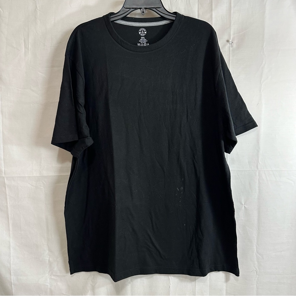Yacht & Smith Men’s Cotton Short Sleeve T-Shirt Black 3XL